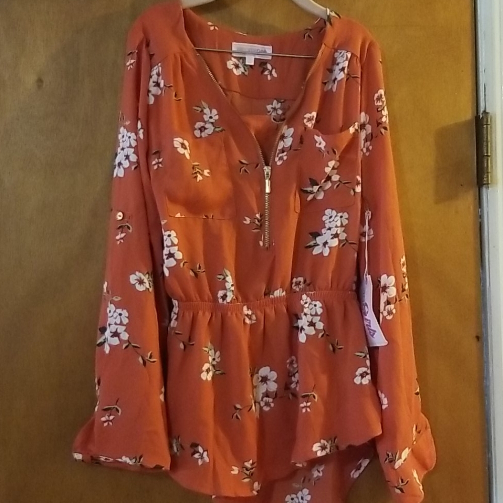 Stella tweed girls blouse